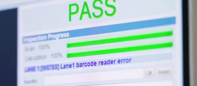 Résultat de contrôle AOI 3D conforme